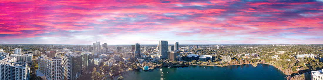 Florida coastline panorama