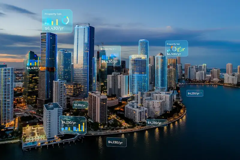 Miami properties each have different property tax rates based on their municipality